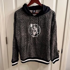 Black and white Celtics sweatshirt size medium